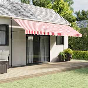 Nadomestna tkanina za tendo volančki rdeče in bele črte 5 m