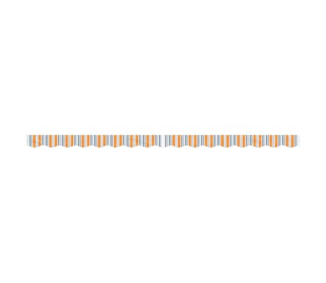 vidaXL Replacement Fabric for Awning Valance Multicolour Stripe 4 m