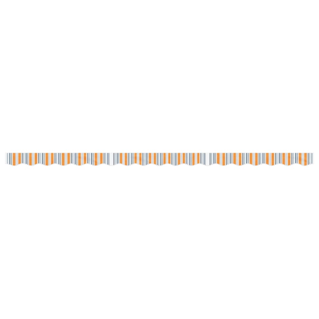 vidaXL Replacement Fabric for Awning Valance Multicolour Stripe 4.5 m