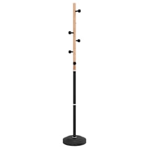 Stojan na kabáty černý 177 cm práškově lakované železo - obrázek 4