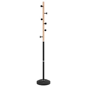 Stojan na kabáty černý 177 cm práškově lakované železo - obrázek 5
