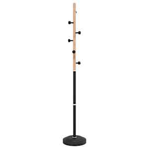 Stojan na kabáty černý 177 cm práškově lakované železo - obrázek 6