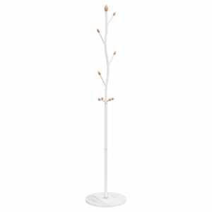 vidaXL riidenagi, valge, 177 cm, pulberv&auml;rvitud raud