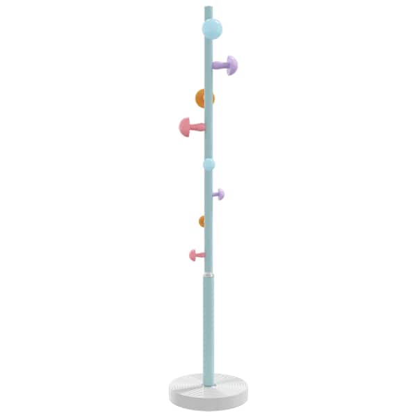 vidaXL riidenagi, sinine, 172 cm, pulberv&auml;rvitud raud