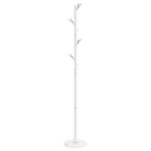 vidaXL riidenagi, valge, 175 cm, pulberv&auml;rvitud raud