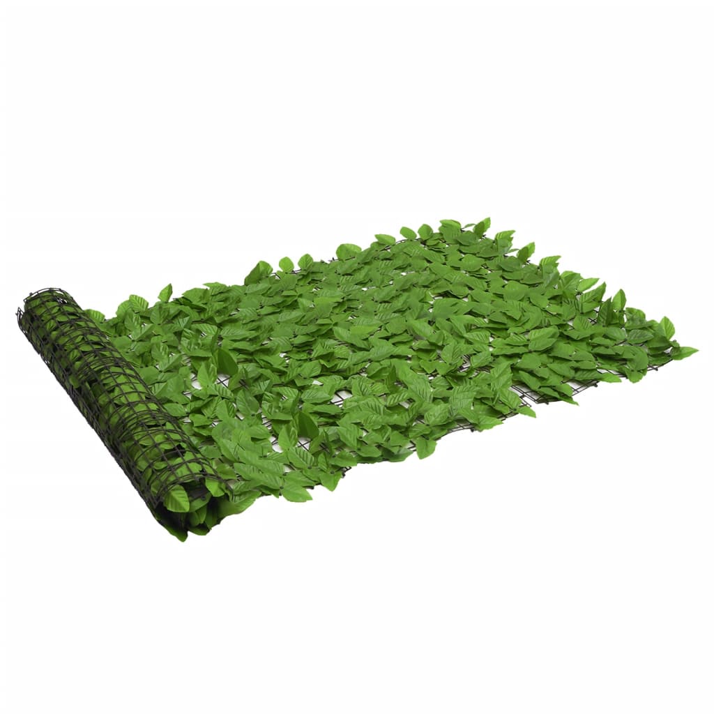 vidaXL altanafskærmning 200x100 cm grønne blade