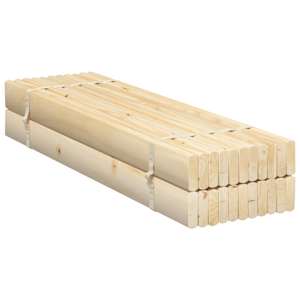 Lamelový rošt 80 x 200 cm masivní borové dřevo - obrázek 7