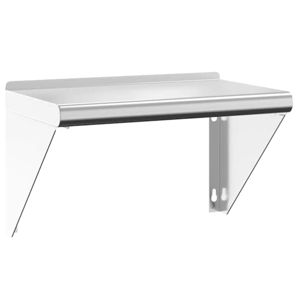 vidaXL seinariiul 50x30x31 cm h&otilde;bedane roostevaba teras
