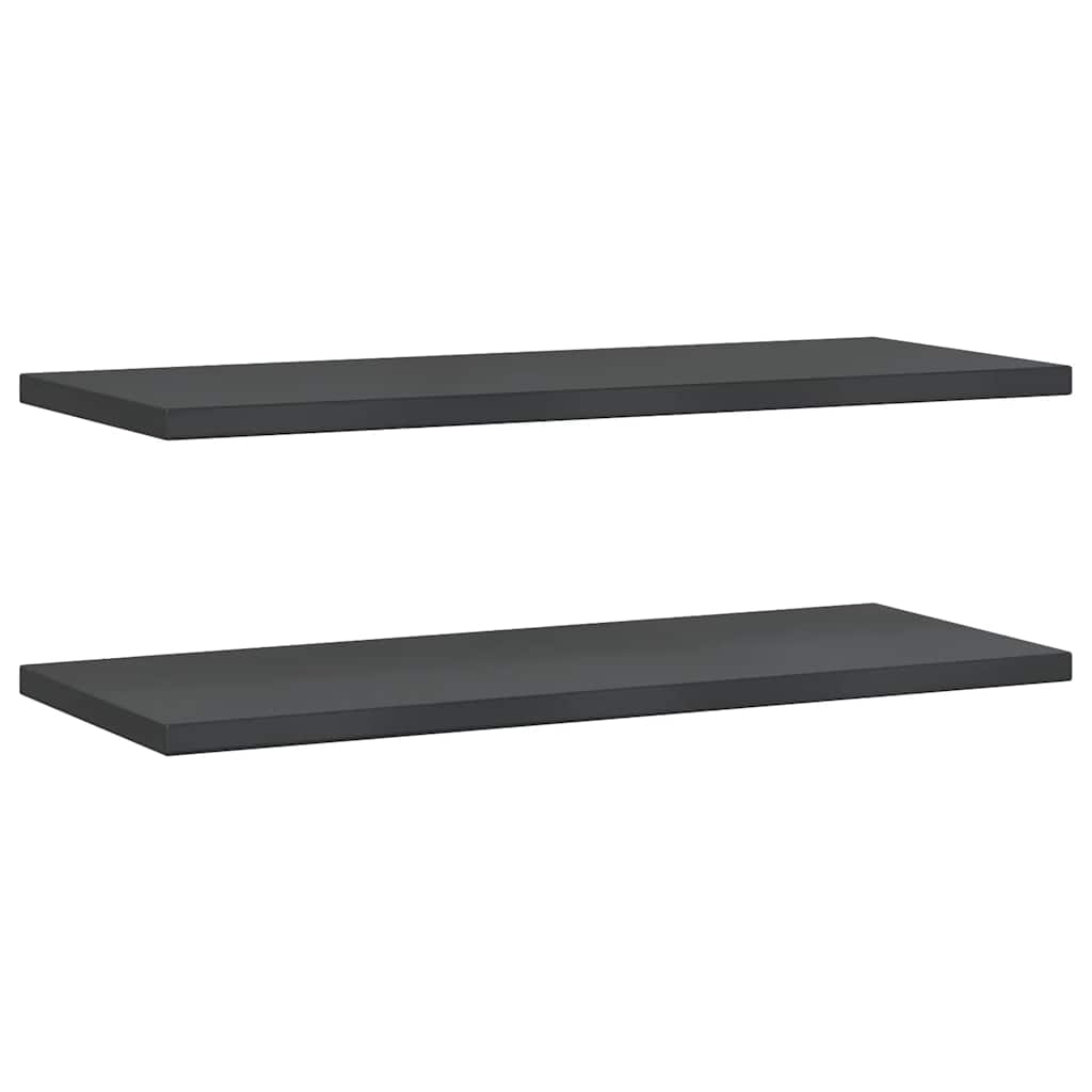 vidaXL Nástěnné police 2 ks 100 x 40 x 3 cm stříbrné nerezová ocel