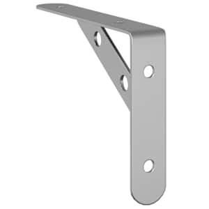 Policové držáky 4 ks 15 x 2,5 x 11,5 cm stříbrné nerezová ocel - obrázek 8