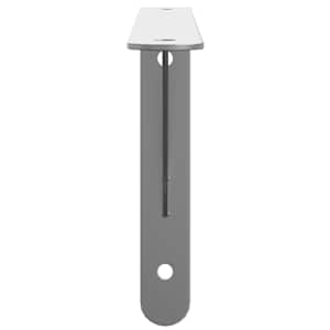 Policové držáky 4 ks 30 x 2,5 x 15,5 cm stříbrné nerezová ocel - obrázek 6