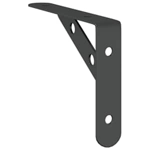 Policové držáky 4 ks 15 x 2,5 x 11,5 cm černé nerezová ocel - obrázek 8