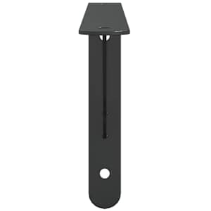 Policové držáky 4 ks 30 x 2,5 x 15,5 cm černé nerezová ocel - obrázek 6