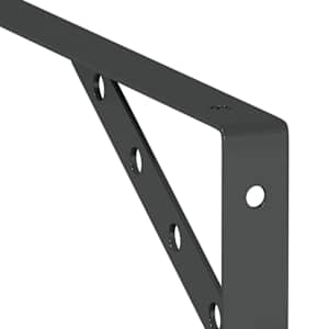 Policové držáky 4 ks 30 x 2,5 x 15,5 cm černé nerezová ocel - obrázek 10