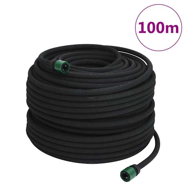 vidaXL aia kastmisvoolik, must, 0,6" 100 m, kumm