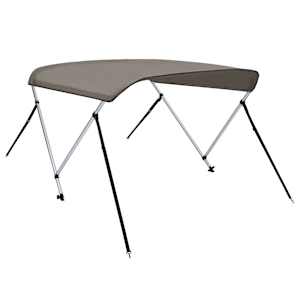 vidaXL 2 kaarega paadi varikatus, hall, 150x120x110 cm