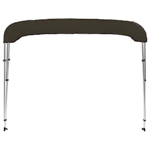Bimini stříška se 3 oblouky černá 183x140x137 cm - obrázek 4