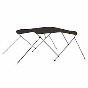 Bimini stříška se 3 oblouky černá 183x180x137 cm - obrázek 6