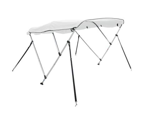 vidaXL Biminitop 3 bogen met zijwanden 183x(154-167)x137 cm