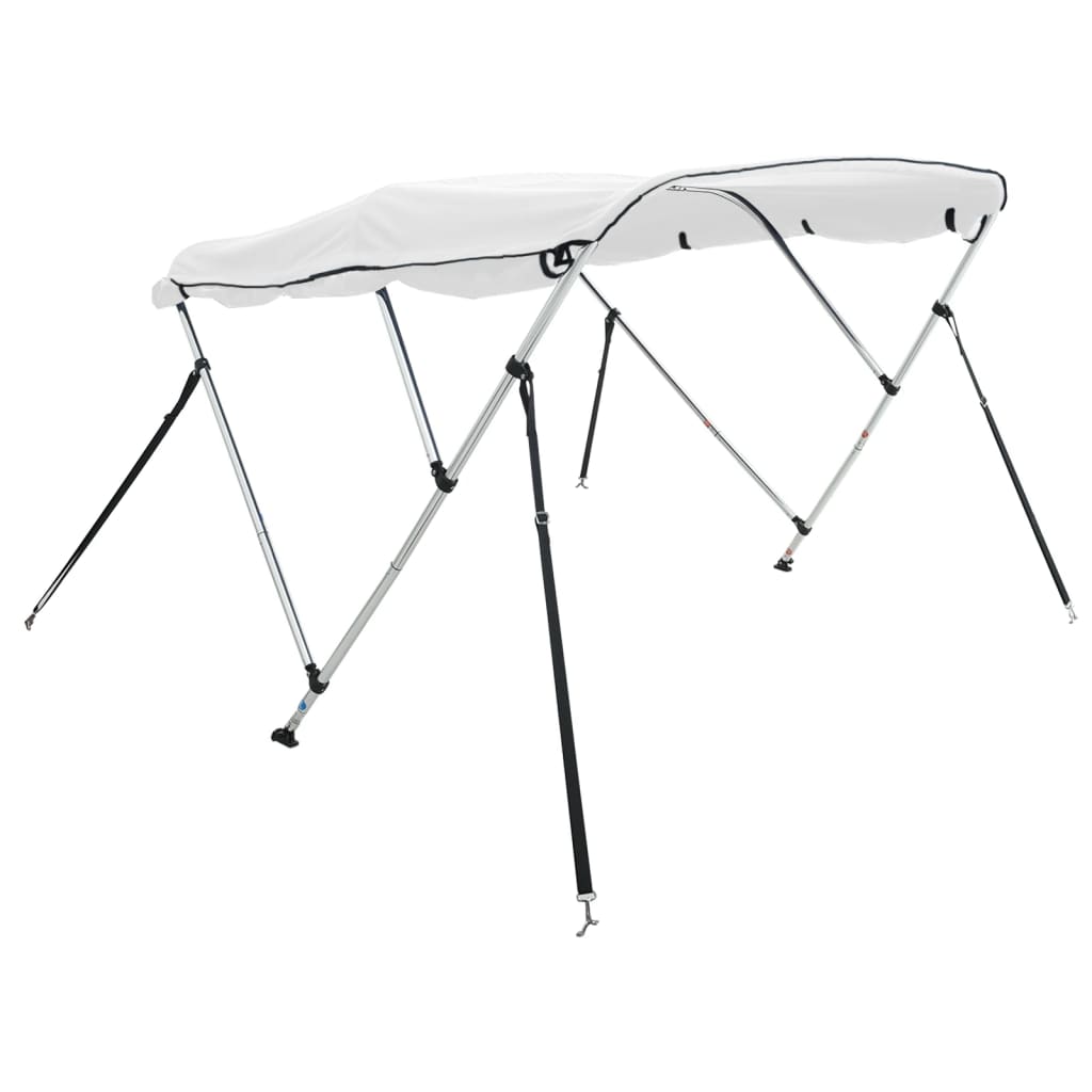 vidaXL háromágú bimini tető oldalfalakkal 183 x (170-182) x 137 cm