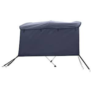 Bimini stříška se 3 oblouky a bočnicemi 183x(137–152)x137 cm - obrázek 7