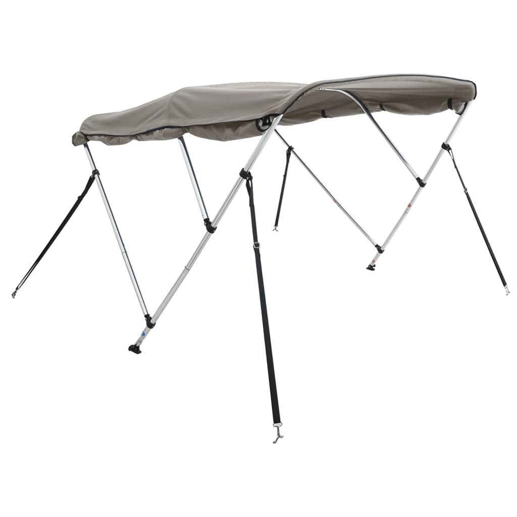 vidaXL háromágú bimini tető oldalfalakkal 183 x (170-182) x 137 cm