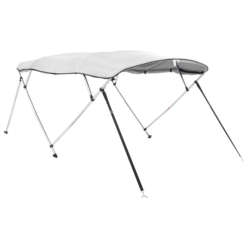 vidaXL Biminitop 4 bogen met zijwanden 243x(185-198)x137 cm afbeelding