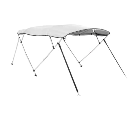 vidaXL 4-Bow Bimini-Top mit Seitenteilen 243x(185-198)x137 cm
