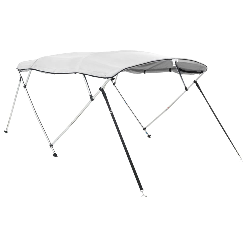 vidaXL négyágú bimini tető oldalfalakkal 243 x (230-244) x 137 cm