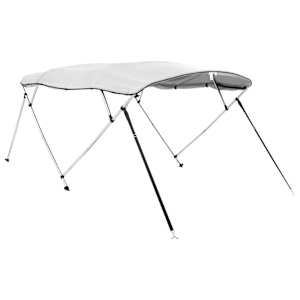 vidaXL 4-bow Bimini Top with Sidewalls 243x(230-244)x137 cm