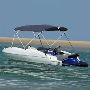 Bimini tenda s 4 loki in stranicami 243x(170-182)x137 cm