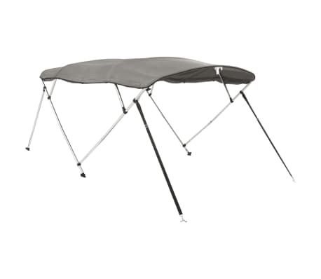 vidaXL Parasolar Bimini 4 arcuri pereți laterali, 243x(185-198)x137 cm