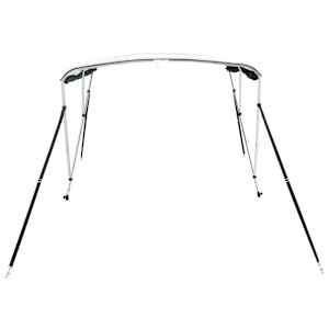 Bimini stříška se 3 oblouky a bočnicemi 183x(137–152)x137 cm - obrázek 5