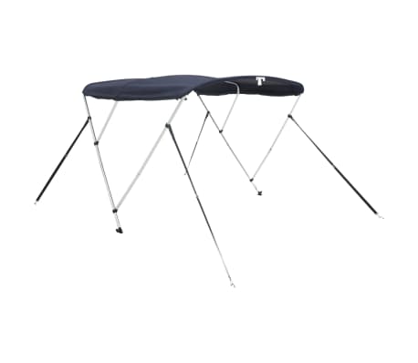 vidaXL Biminitop 3 bogen met mesh zijwanden 183x(137-152)x137 cm