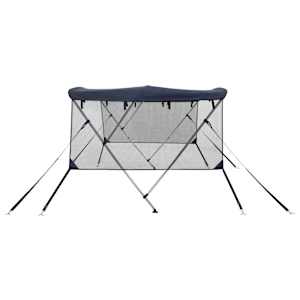 Bimini stříška se 3 oblouky a bočnicemi 183x(154–167)x137 cm - obrázek 7
