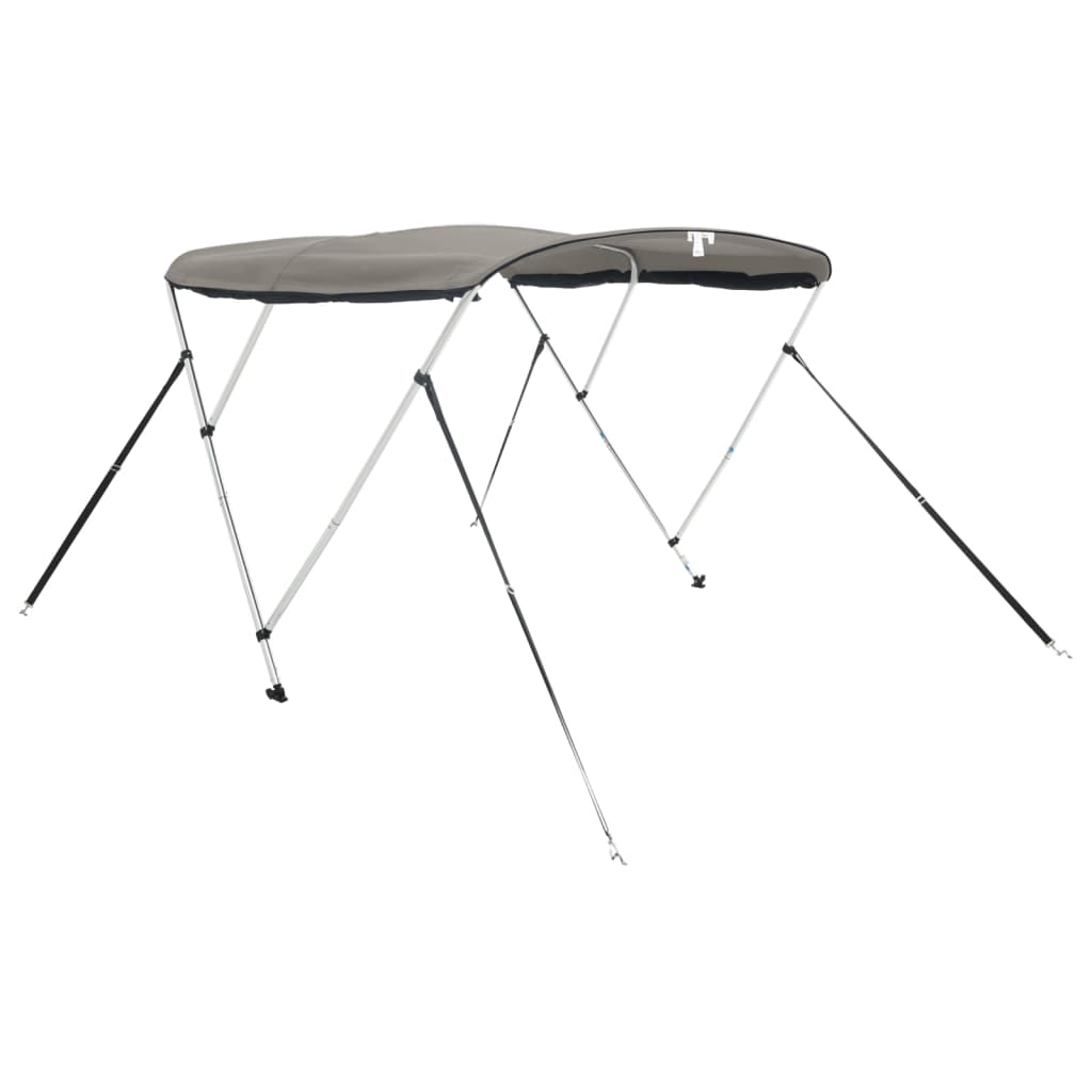vidaXL háromágú bimini tető hálós oldalfalakkal 183x(137-152)x137 cm