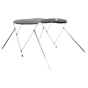 Bimini stříška se 3 oblouky a bočnicemi 183x(137–152)x137 cm - obrázek 3