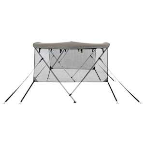 Bimini stříška se 3 oblouky a bočnicemi 183x(137–152)x137 cm - obrázek 7