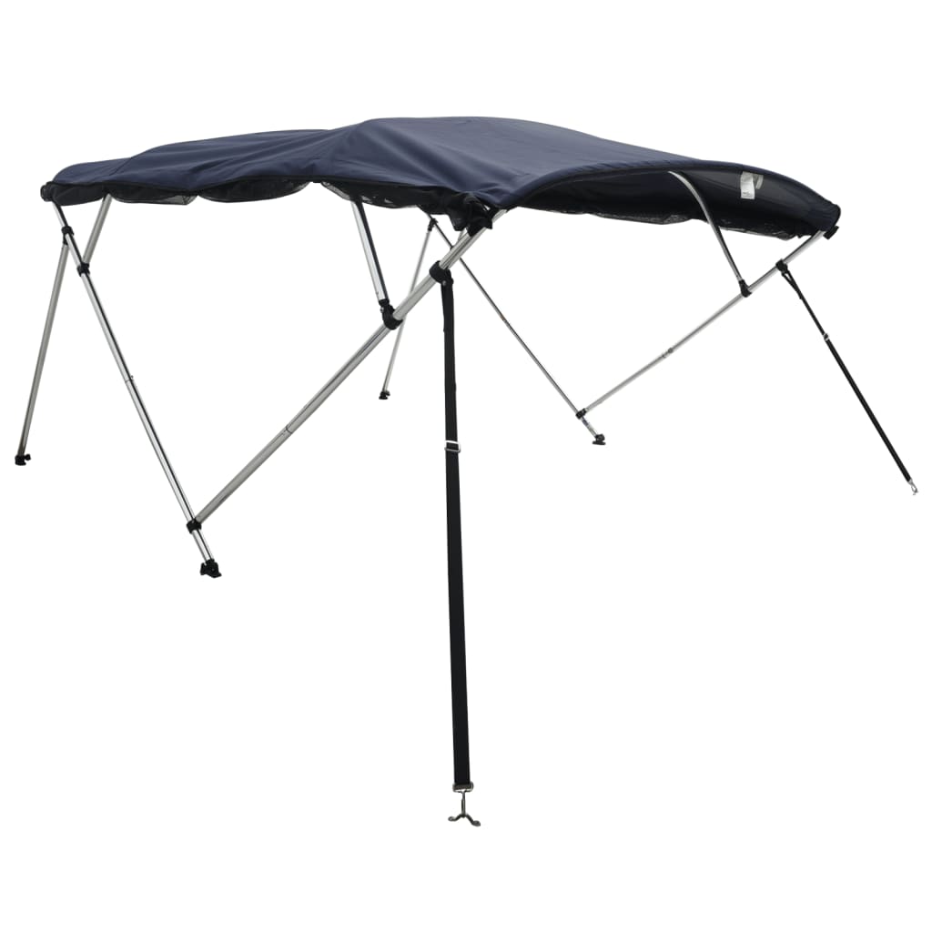 vidaXL négyágú bimini tető hálós oldalfalakkal 243x(185-198)x137 cm