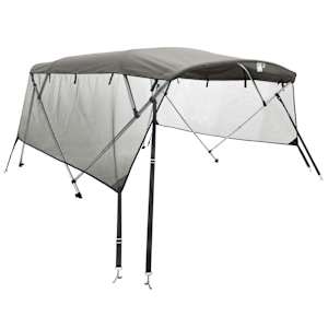 Bimini stříška se 4 oblouky a bočnicemi 243x(170–182)x137 cm - obrázek 2