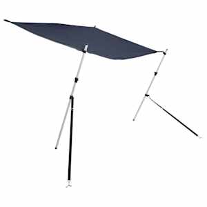 vidaXL T-t&uuml;&uuml;pi varikatuse pikendus, sinine, 170x170x(115-183) cm