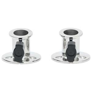 Kulatá základna pro Bimini stříšku 26 mm 2 ks nerezová ocel - obrázek 3