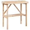 vidaXL riiuliga taimelaud, 78 x 38 x 82,5 cm, nulupuit