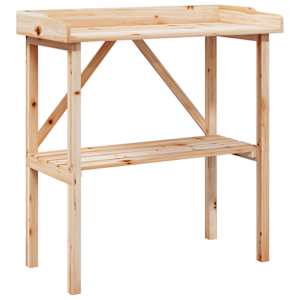 vidaXL riiuliga taimelaud, 78 x 38 x 82,5 cm, nulupuit