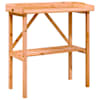 vidaXL riiulitega taimelaud, pruun, 78 x 38 x 82,5 cm, nulupuit