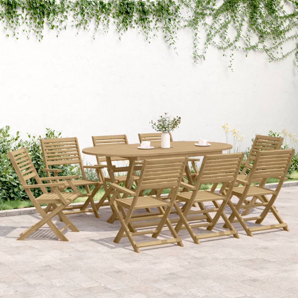 vidaXL Tuinstoelen 6 st inklapbaar 54,5x61,5x86,5 cm acaciahout afbeelding