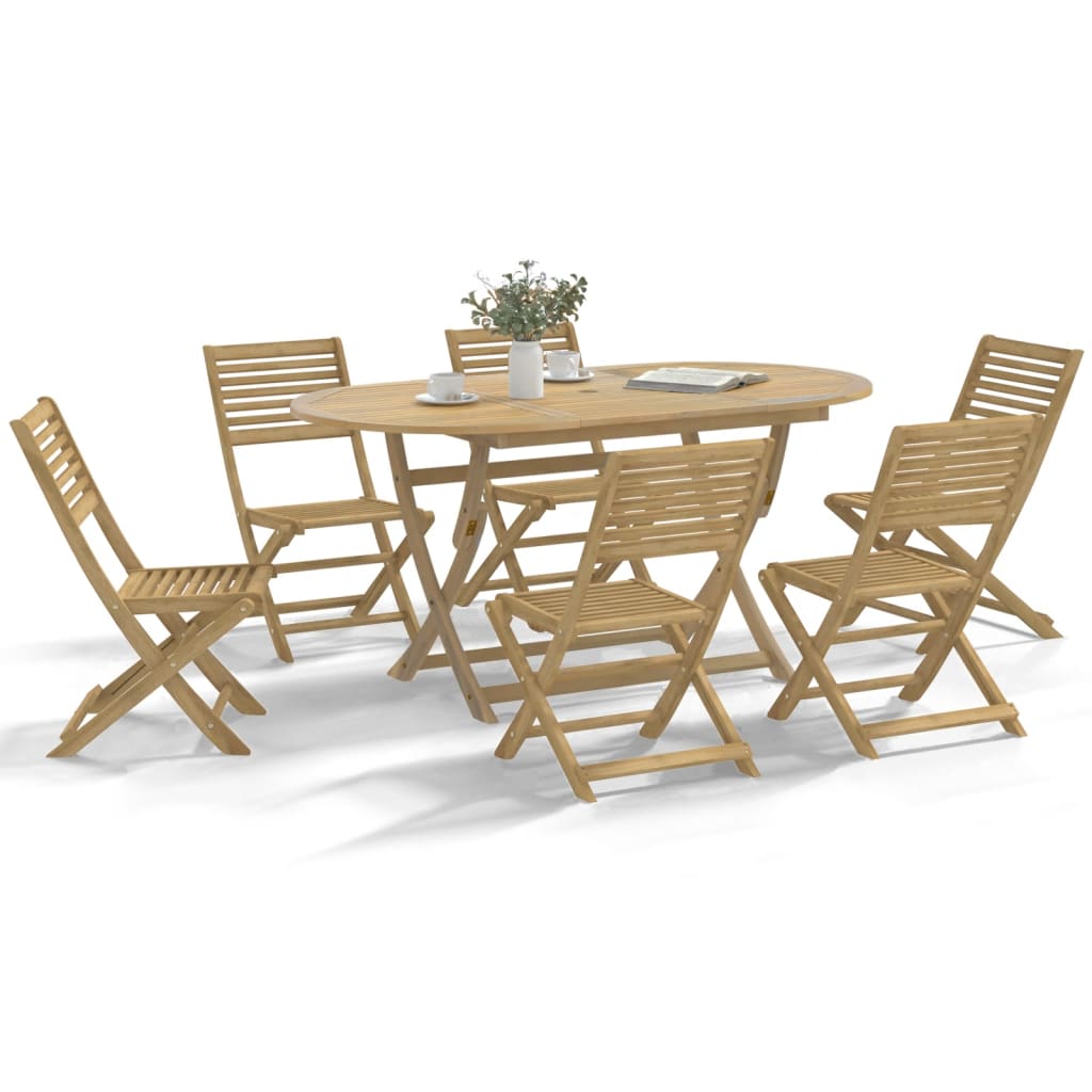 Vidaxl - vidaXL Cadeiras de jardim dobráveis 6 pcs 48,5x61,5x87cm acácia maciça