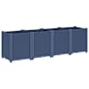 vidaXL aia taimekast, sinine hall, 160 x 40 x 53 cm, PP
