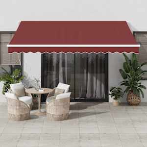 Avtomatsko zložljiva tenda LED bordo 400x350 cm