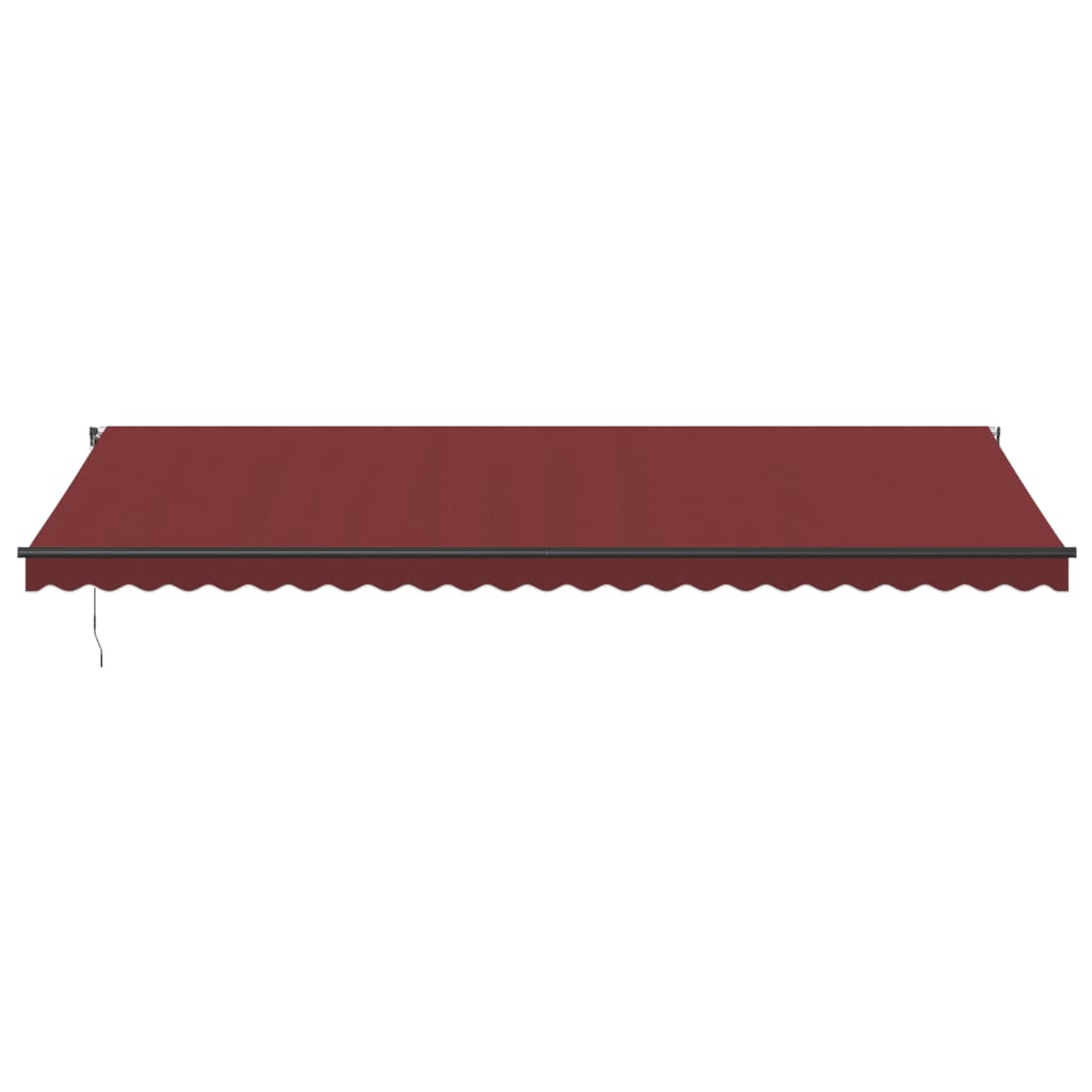 vidaXL Luifel automatisch uittrekbaar 600x350 cm bordeauxrood afbeelding